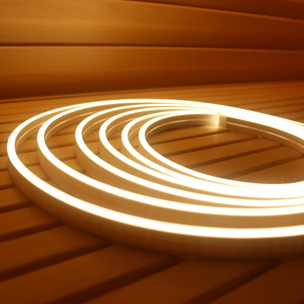 thumbnail image 2 of 12V Indirect LED Strip For Sauna Lighting – Warm White, Silicone, 8W/m, 2500-3000K 2 of 3