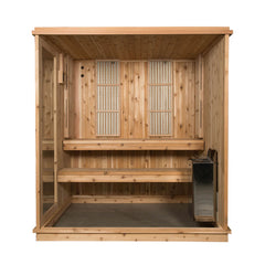 Almost Heaven Grayson 4-Person Customizable Indoor Sauna - Select Saunas