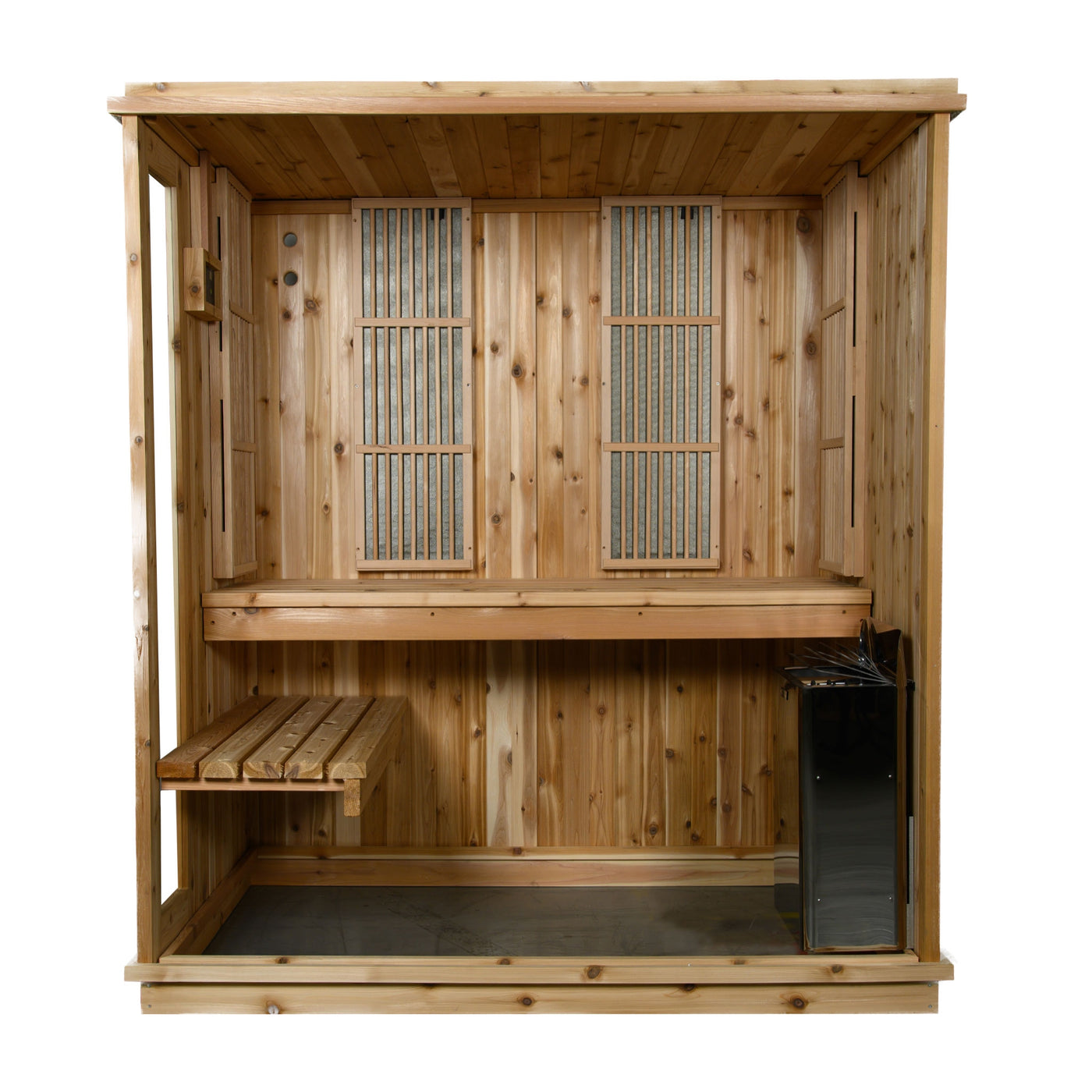 Almost Heaven Auburn 2-3 Person Indoor Hybrid Sauna Traditional + Infrared - Select Saunas