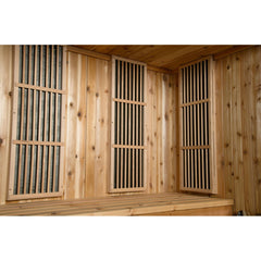 Almost Heaven Auburn 2-3 Person Indoor Hybrid Sauna Traditional + Infrared - Select Saunas