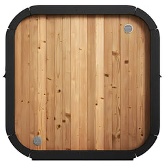 SaunaLife Cube-Series Outdoor Home Sauna Kit, Model CL4G, Up to 3 Persons - Select Saunas