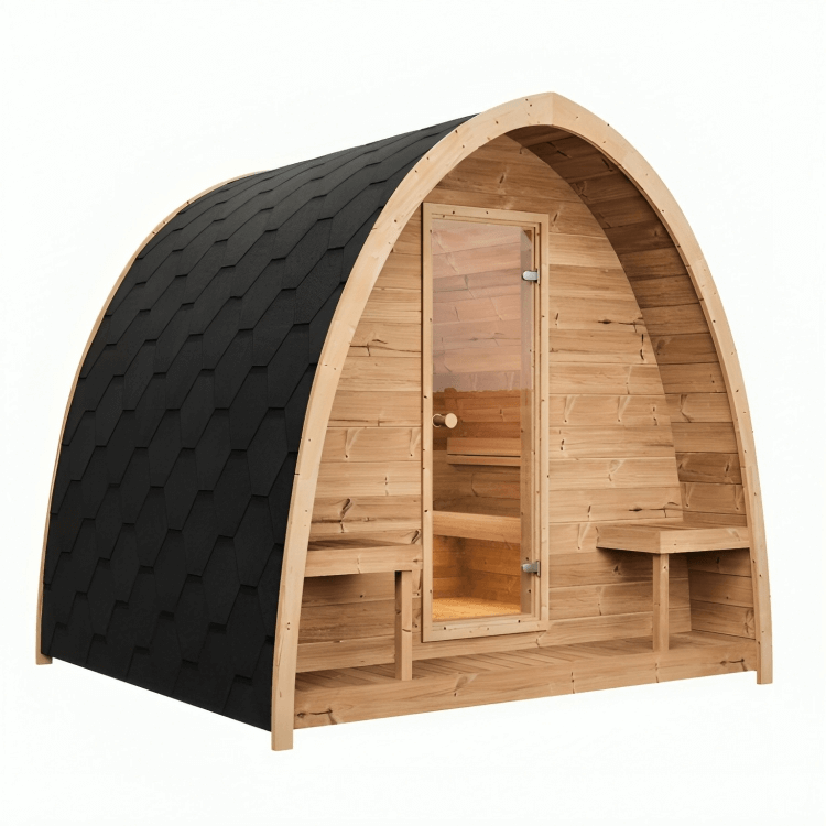 SaunaLife Model G3 Garden Series Outdoor Home Sauna Kit - Select Saunas