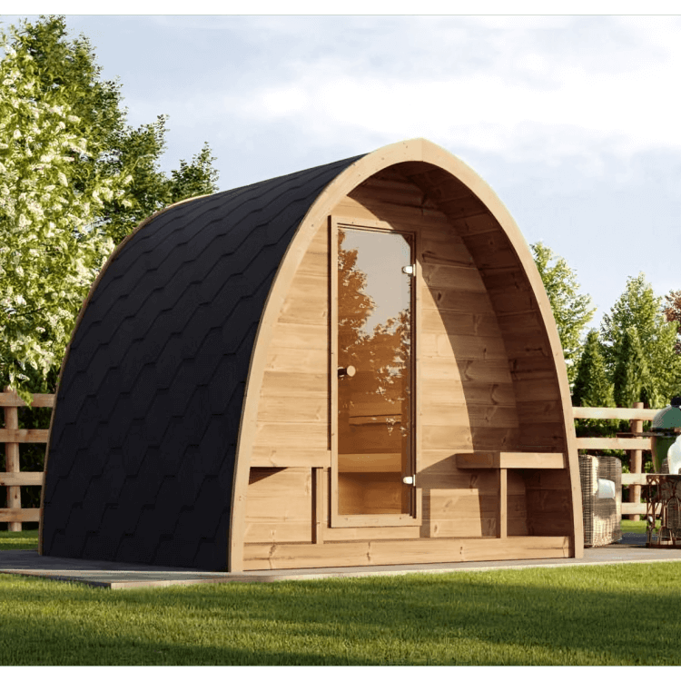 SaunaLife Model G3 Garden Series Outdoor Home Sauna Kit - Select Saunas