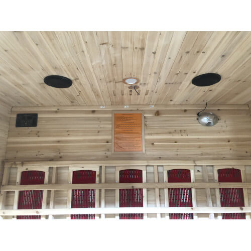 Sunray Cayenne 4-Person Outdoor Infrared Sauna w/ Ceramic Heaters - Select Saunas