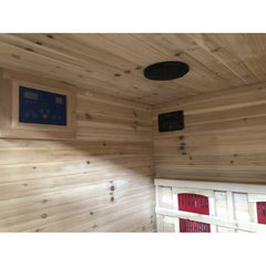 Sunray Cayenne 4-Person Outdoor Infrared Sauna w/ Ceramic Heaters - Select Saunas