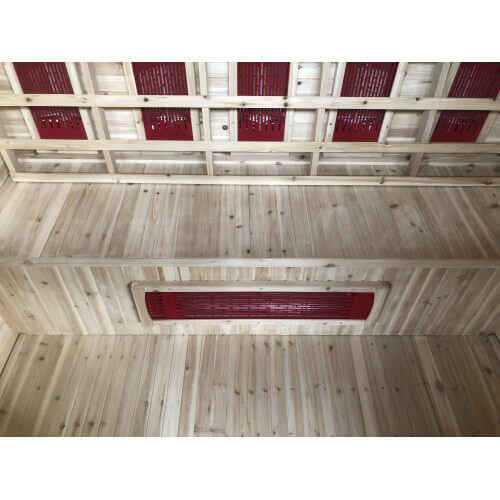 Sunray Cayenne 4-Person Outdoor Infrared Sauna w/ Ceramic Heaters - Select Saunas