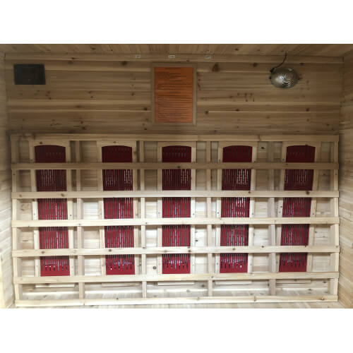 Sunray Cayenne 4-Person Outdoor Infrared Sauna w/ Ceramic Heaters - Select Saunas