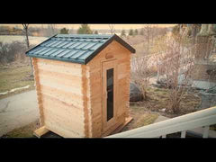 Dundalk Leisurecraft Granby 2-3 Person Outdoor Cabin Sauna