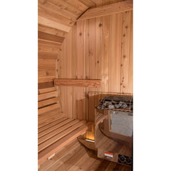 Almost Heaven Salem 2-Person Classic Barrel Sauna, 6x4 ft. - Select Saunas