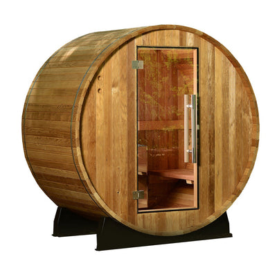 Almost Heaven Salem 2-Person Classic Barrel Sauna, 6x4 ft. - Select Saunas