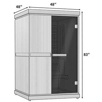Finnmark FD-4 Trinity Infrared and Steam 2-Person Sauna Combo - Select Saunas