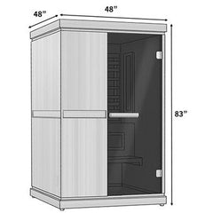Finnmark FD-4 Trinity Infrared and Steam 2-Person Sauna Combo - Select Saunas