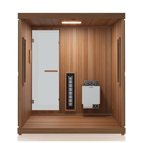 Finnmark FD-5 Trinity XL Infrared and Steam 4-Person Sauna Combo - Select Saunas