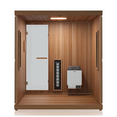 Finnmark FD-5 Trinity XL Infrared and Steam 4-Person Sauna Combo - Select Saunas
