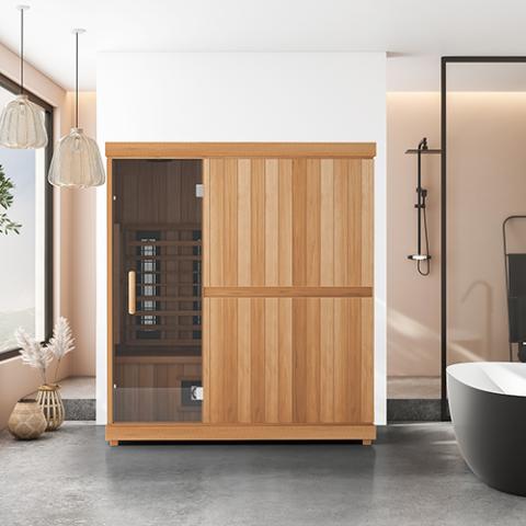 Finnmark FD-5 Trinity XL Infrared and Steam 4-Person Sauna Combo - Select Saunas