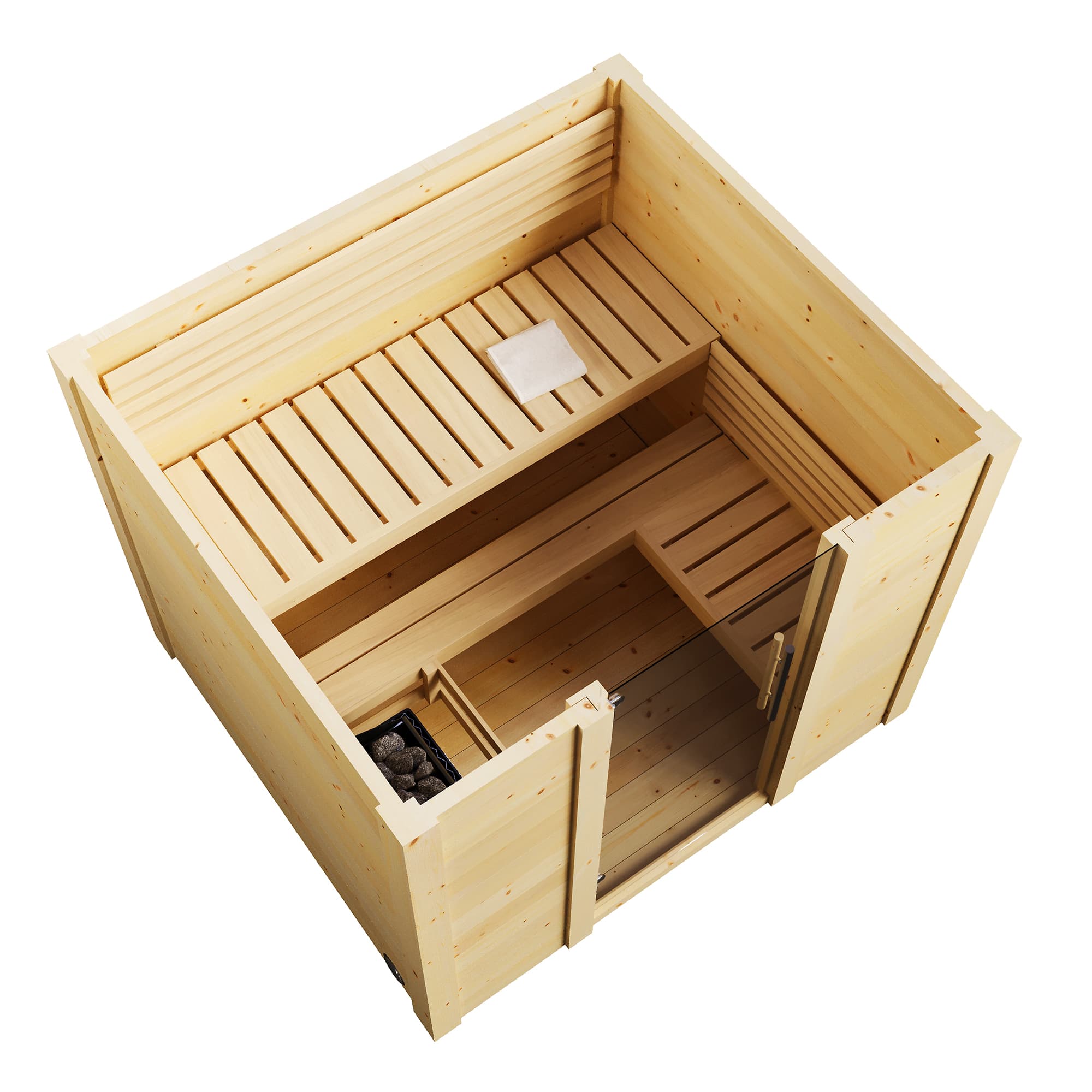 SaunaLife Garden Series G2 Outdoor Sauna, 4-Person - Select Saunas