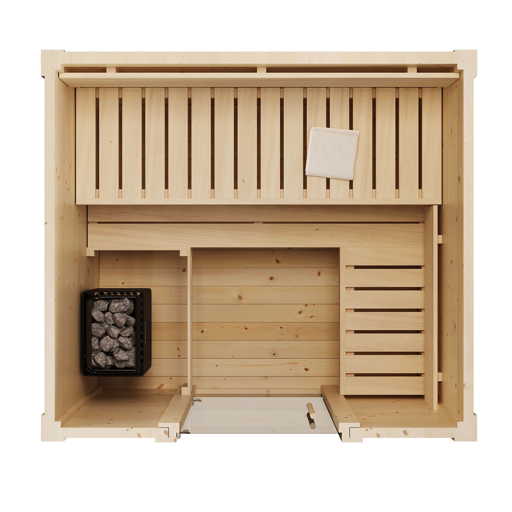 SaunaLife Garden Series G2 Outdoor Sauna, 4-Person - Select Saunas