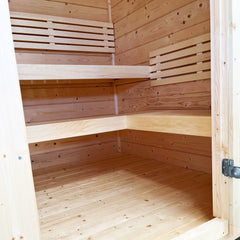 SaunaLife Garden Series G2 Outdoor Sauna, 4-Person - Select Saunas