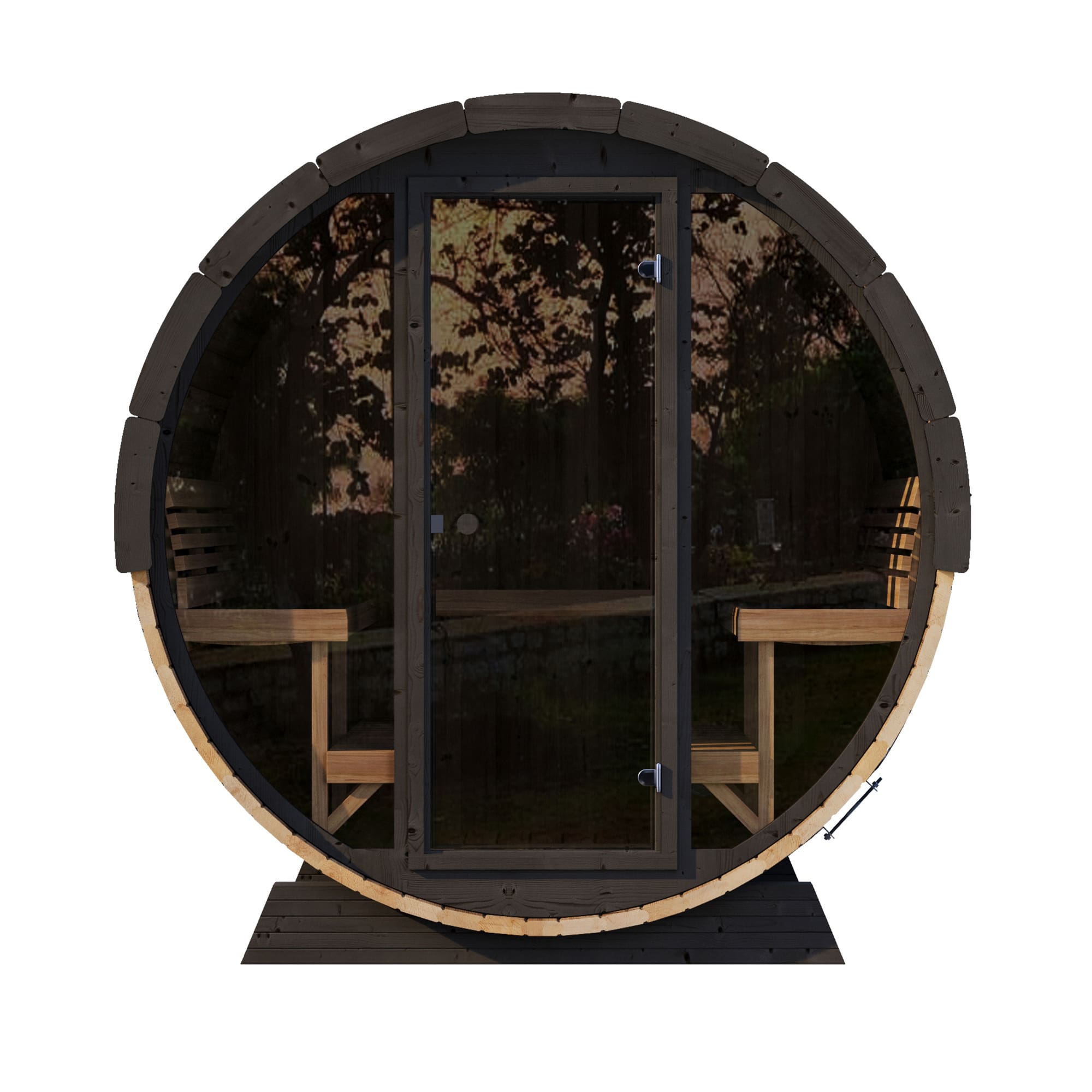 SaunaLife Model ERGO Series EE8G Sauna Barrel, 6-Person - Select Saunas