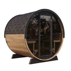 SaunaLife Model ERGO Series EE8G Sauna Barrel, 6-Person - Select Saunas