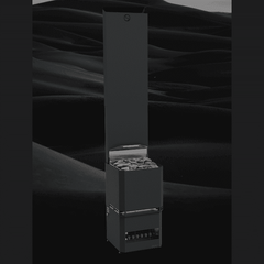 Saunum AIR L 10 Sauna Heater with Climate Equalizer - Black - Select Saunas