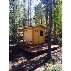 Almost Heaven Allegheny 4-Person Outdoor Cabin Sauna - Select Saunas