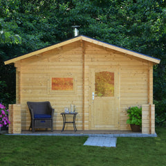 Almost Heaven Appalachia 6-Person Outdoor Cabin Sauna - Select Saunas