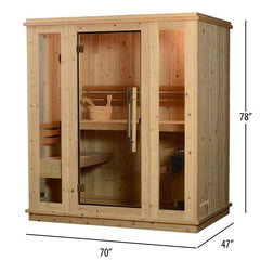 Almost Heaven Auburn/Bluestone 2-3 Person Indoor Sauna - Select Saunas
