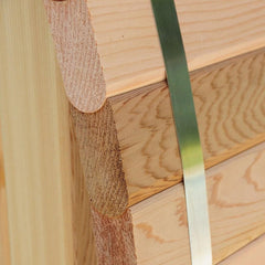 Almost Heaven Lewisburg 6-8 Person Classic Barrel Sauna, 7x8 ft. - Select Saunas