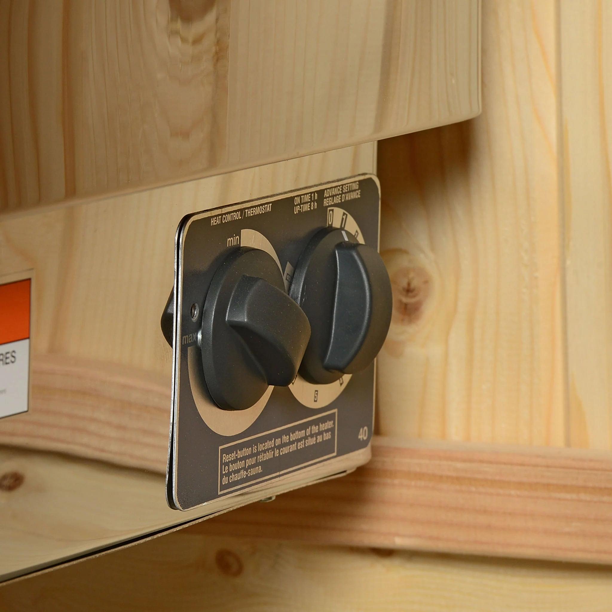 Almost Heaven Patterson 6-Person Indoor Traditional Sauna - Select Saunas