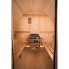 Almost Heaven Pinnacle/Morgan 4-Person Classic Barrel Sauna, 6x6 ft. - Select Saunas