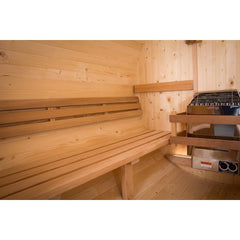 Almost Heaven Pinnacle/Morgan 4-Person Classic Barrel Sauna, 6x6 ft. - Select Saunas
