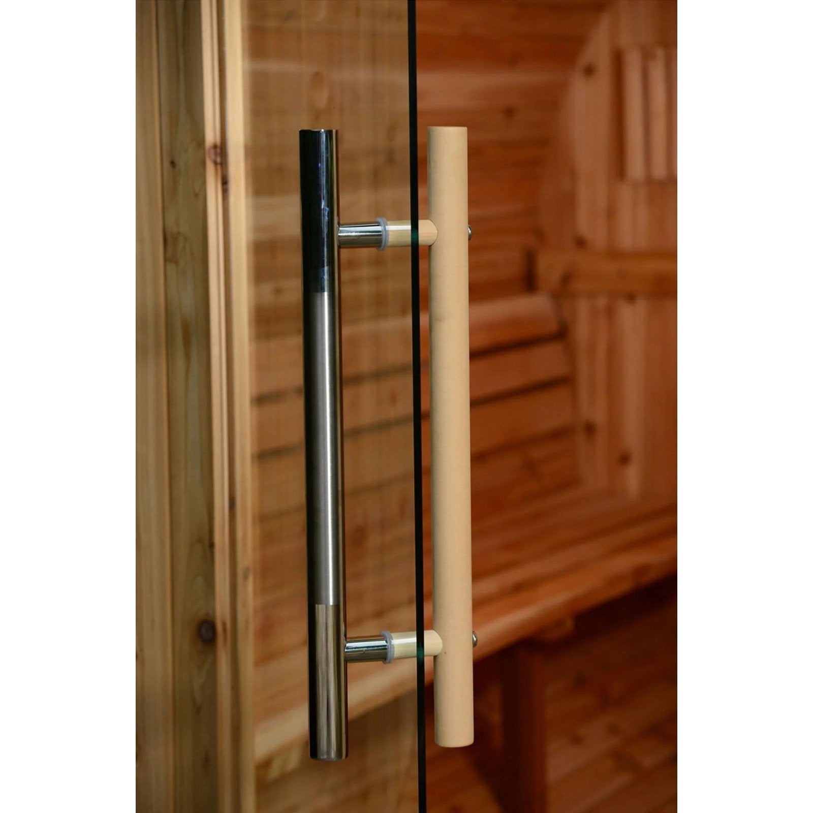 Almost Heaven Pinnacle/Morgan 4-Person Classic Barrel Sauna, 6x6 ft. - Select Saunas