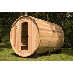 Almost Heaven Princeton 6-Person Classic Barrel Sauna, 6x8 ft. - Select Saunas