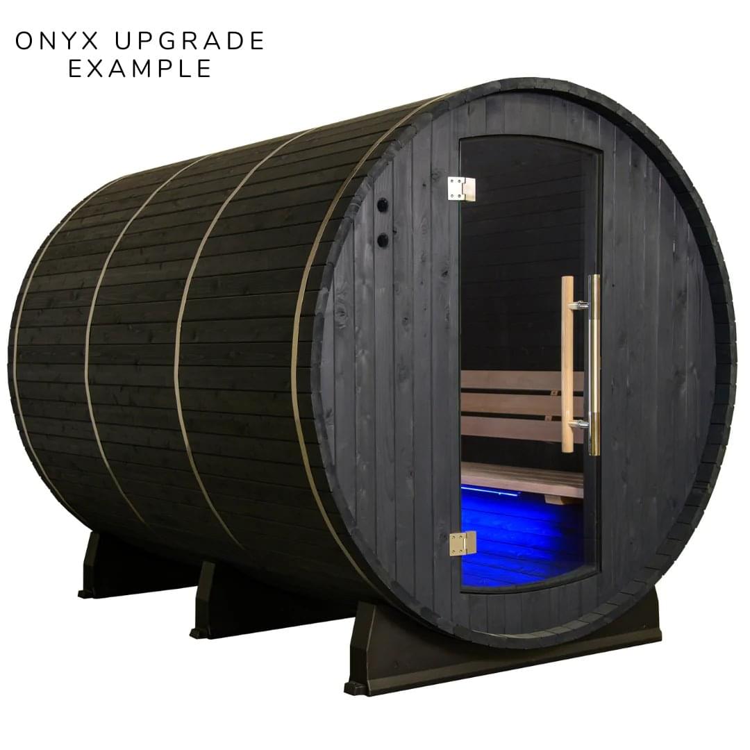 Almost Heaven Salem 2-Person Classic Barrel Sauna, 6x4 ft. - Select Saunas