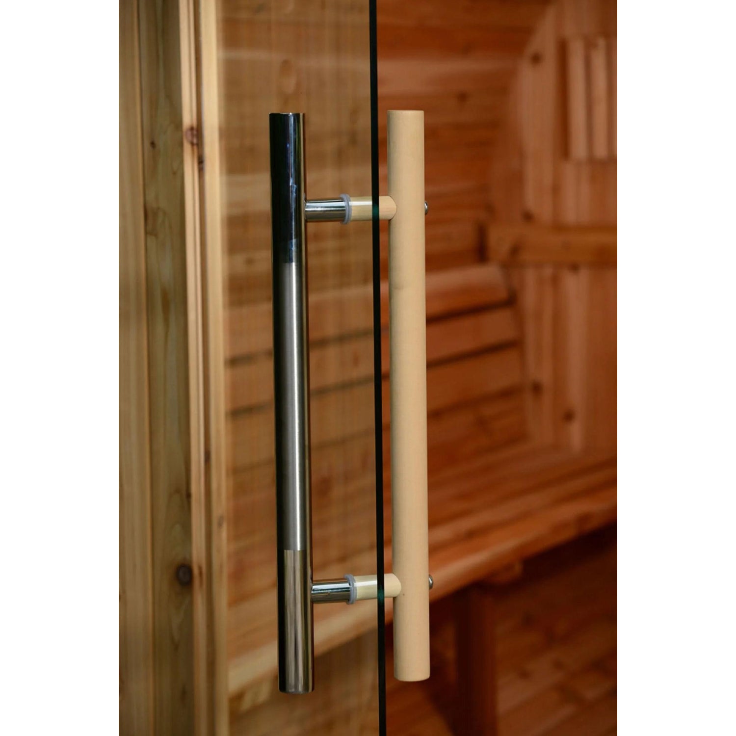 Almost Heaven Salem 2-Person Classic Barrel Sauna, 6x4 ft. - Select Saunas