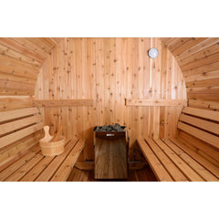 Almost Heaven Seneca 4-6 Person Classic Barrel Sauna, 7x7 ft. - Select Saunas