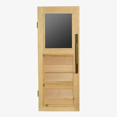 Almost Heaven Wood Sauna Door w/ Window - Select Saunas