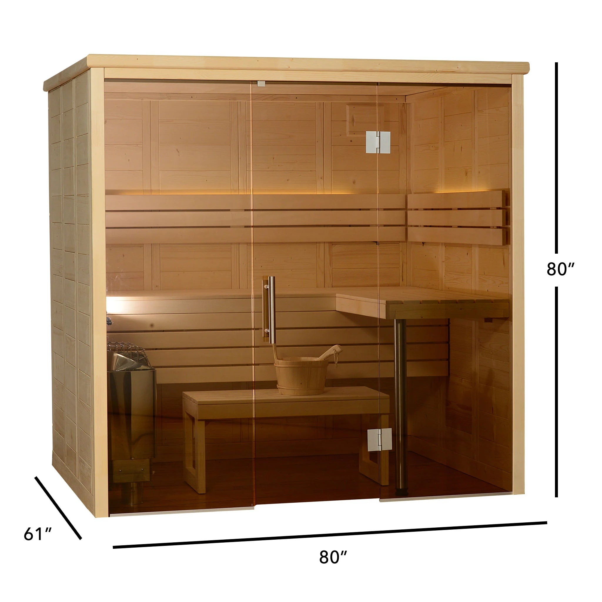 Almost Heaven Worthington 4-6 Person Indoor Traditional Sauna - Select Saunas