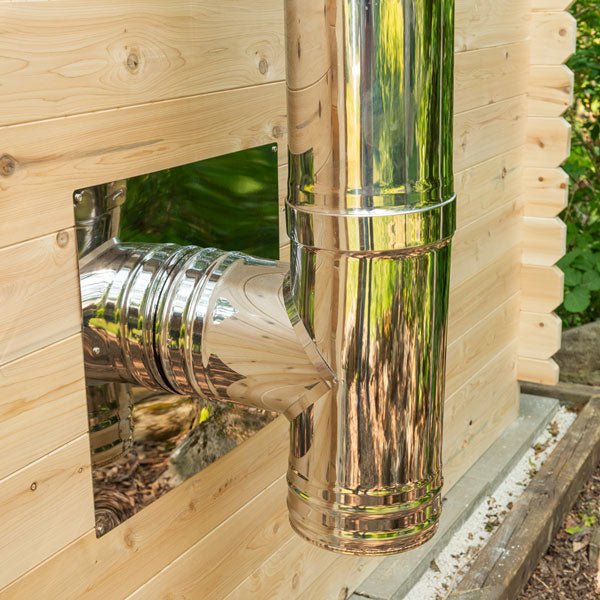 Canadian Timber Georgian Cabin 2-6 Person Sauna with Changing Room - CTC88CW - Select Saunas