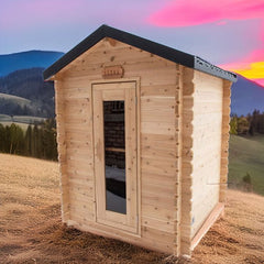 Canadian Timber Granby Sauna - Dundalk Leisurecraft Canadian Timber Collection, 2-3 Person Capacity - Select Saunas