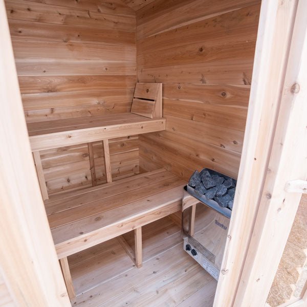 Canadian Timber Granby Sauna - Dundalk Leisurecraft Canadian Timber Collection, 2-3 Person Capacity - Select Saunas