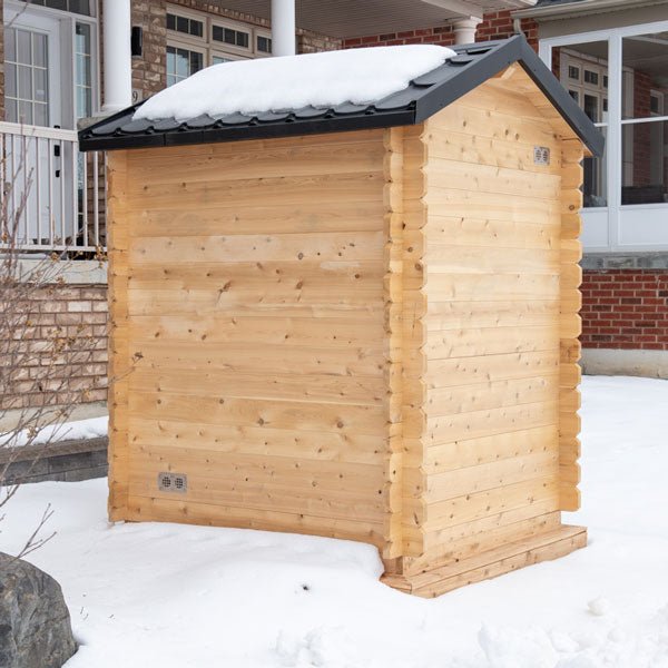 Canadian Timber Granby Sauna - Dundalk Leisurecraft Canadian Timber Collection, 2-3 Person Capacity - Select Saunas