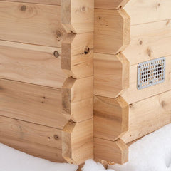 Canadian Timber Granby Sauna - Dundalk Leisurecraft Canadian Timber Collection, 2-3 Person Capacity - Select Saunas