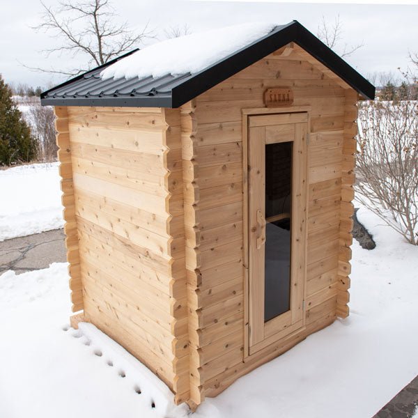 Canadian Timber Granby Sauna - Dundalk Leisurecraft Canadian Timber Collection, 2-3 Person Capacity - Select Saunas