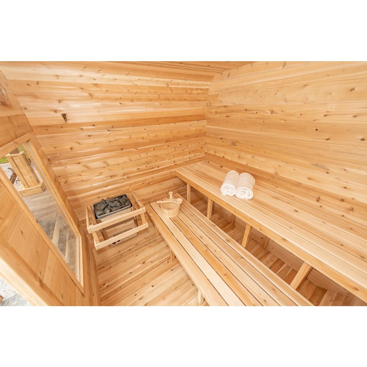 Canadian Timber Luna 2-4 Person Sauna - CTC22LU - Select Saunas