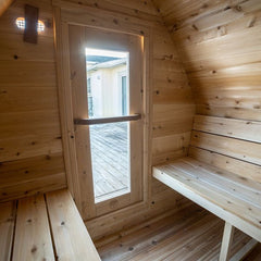 Canadian Timber Mini Pod Sauna - Dundalk Leisurecraft Canadian Timber Collection, 2-4 Person Capacity - Select Saunas
