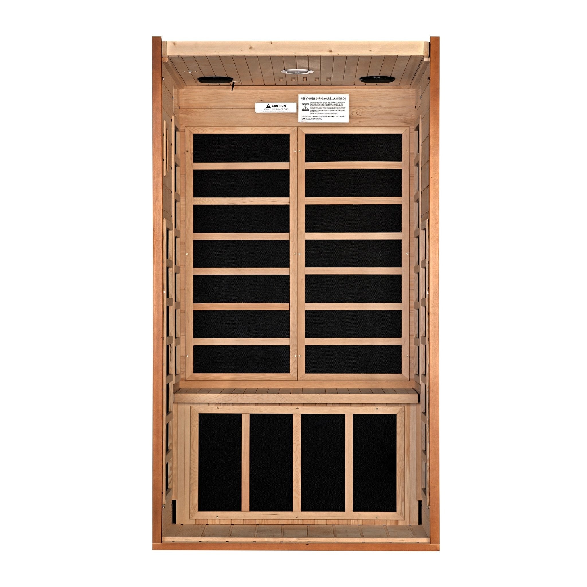 Dynamic Saunas "Avila" 1-2-person Ultra Low EMF FAR Infrared Sauna - Select Saunas