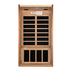 Dynamic Saunas "Avila" 1-2-person Ultra Low EMF FAR Infrared Sauna - Select Saunas