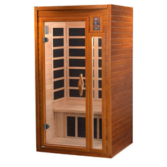 Dynamic Saunas "Barcelona" ELITE 1-2-person Ultra Low EMF Far Infrared Sauna - Select Saunas